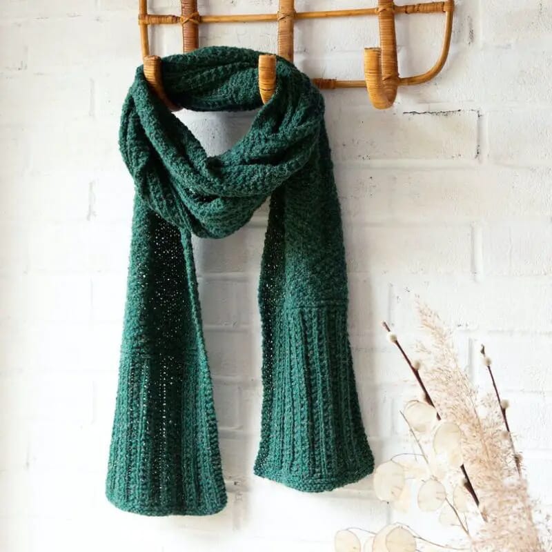 Garden Scarf Knitting Kit