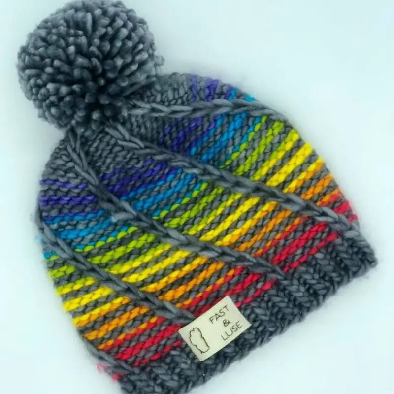 Rainbow Swirl Hat Kit