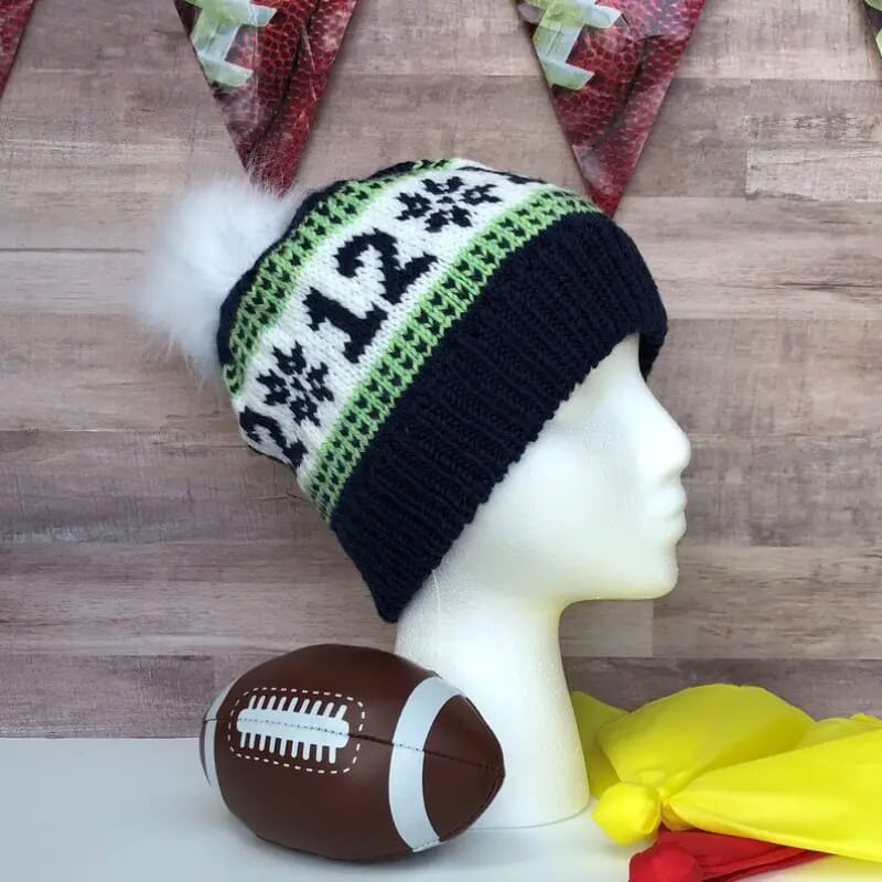  Seattle Sports Hat Knitting Kit