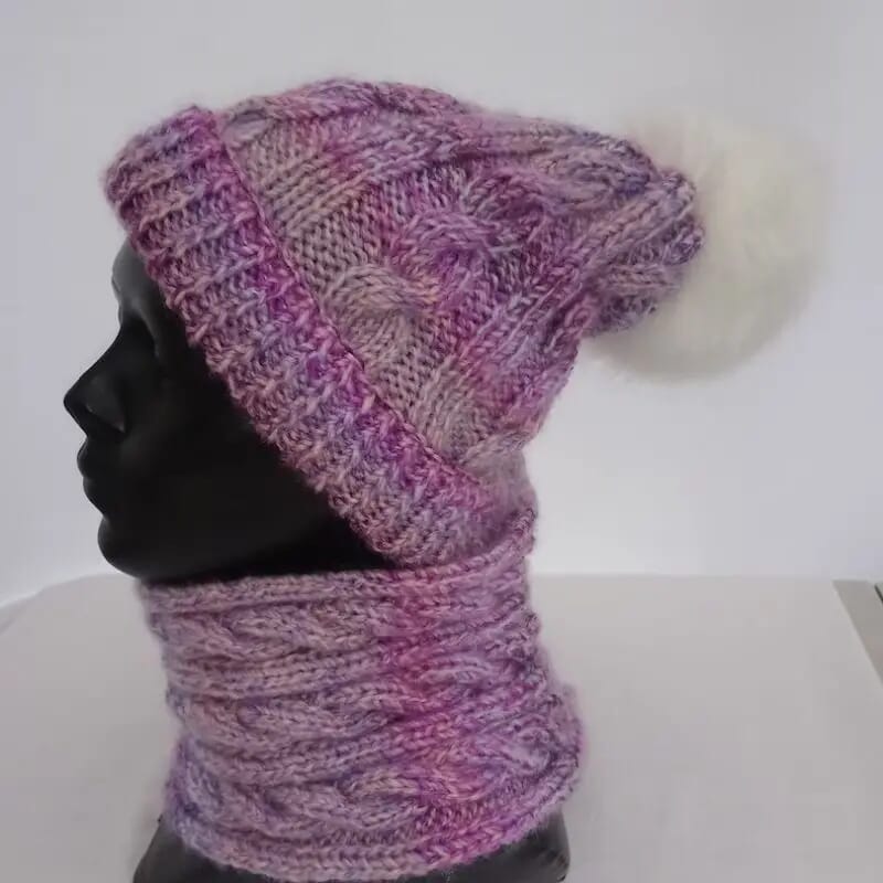 Pom Pom Hat Knitting Kit