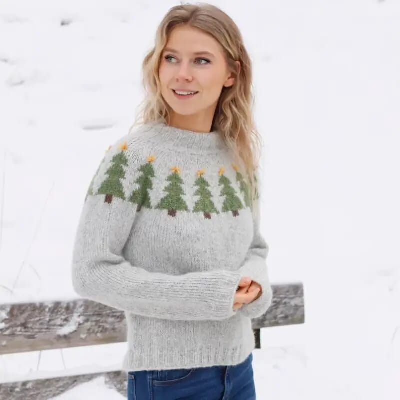 Women's Christmas Jumper Knitting Kit 