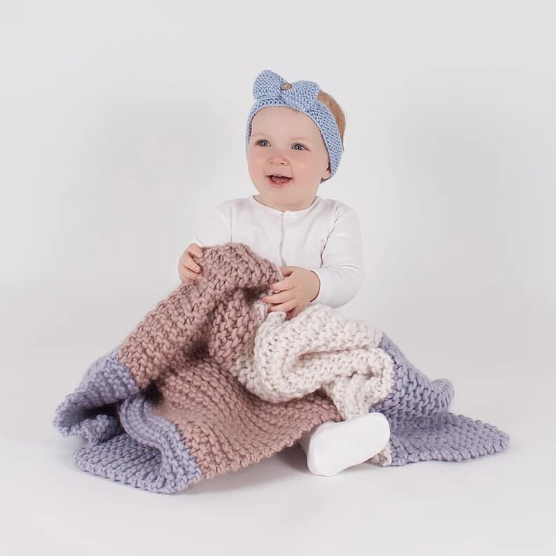 21 Baby Blanket Knitting Kits To Wrap Bundle Of Joy With Love - Cotton ...