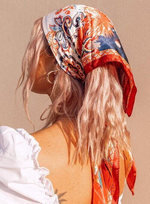 glamorous styles of headscarves