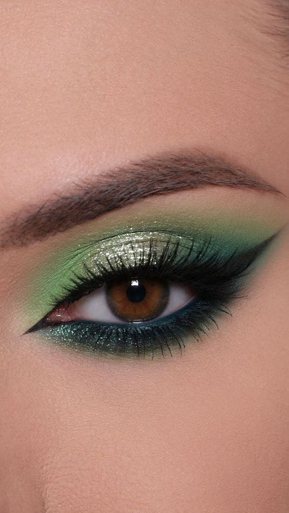 Green Eyeshadow looks