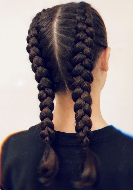 Two French Braids Hairstyles