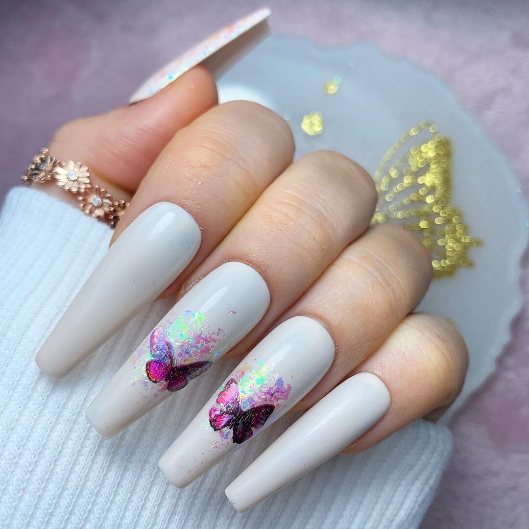 Butterfly nail designs