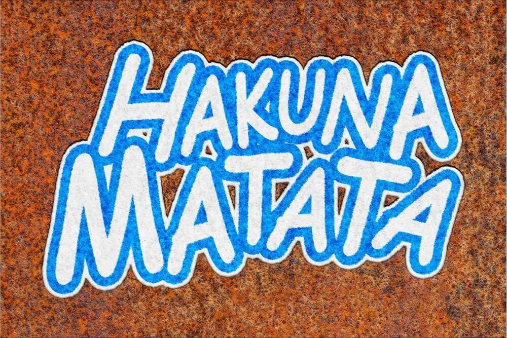 Hakuna Matata Tattoo Meanings And Designs