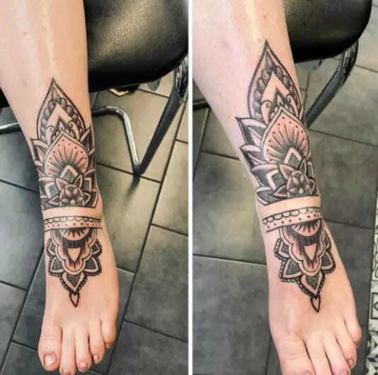 76 Dynamic and Delicate Leg Tattoos to Add a Touch of Whimsy to Your ...