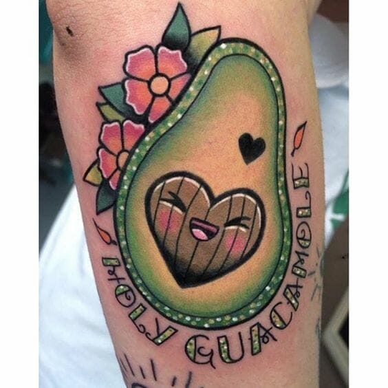 35 Avocado Tattoo Designs To Show Your Love For The Fruit