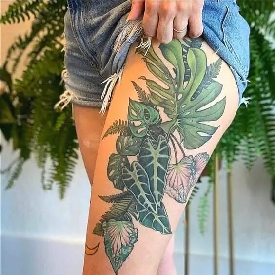 41 Monstera Tattoos: Leafy Artistry For Plant Enthusiasts