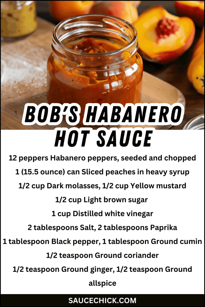 Bob Habanero Hot Sauce