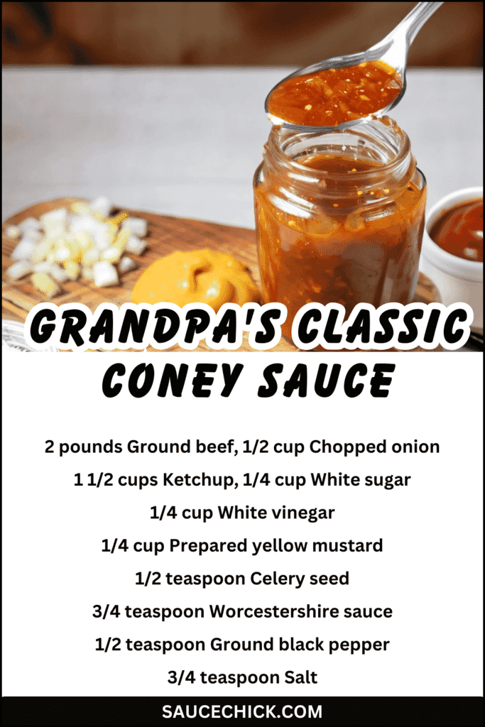 Classic Coney Sauce