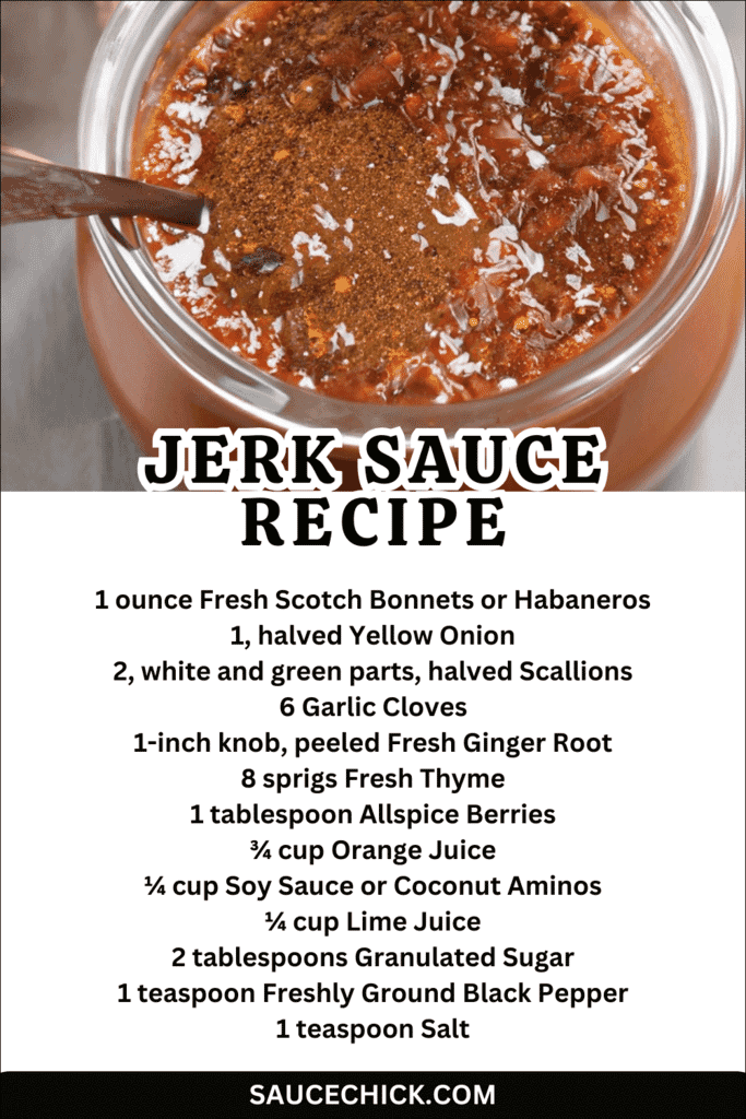 Jerk Sauce Recipe