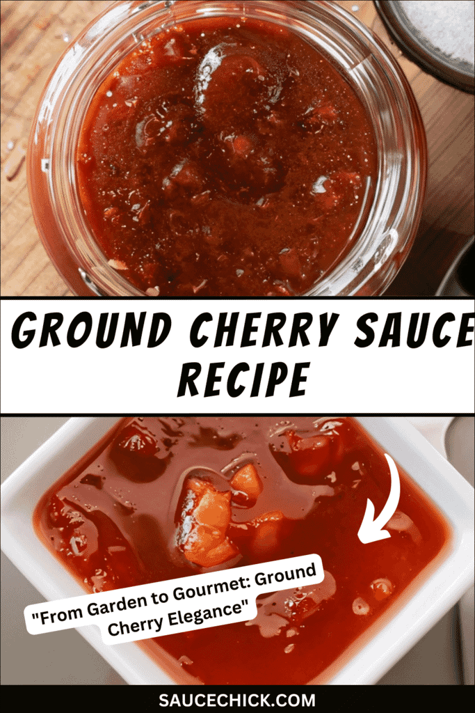 Ground Cherry Sauce Recipe 