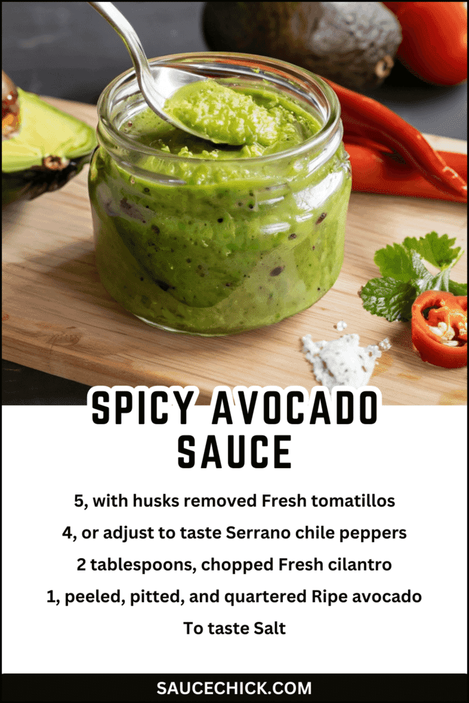 Spicy Avocado Sauce