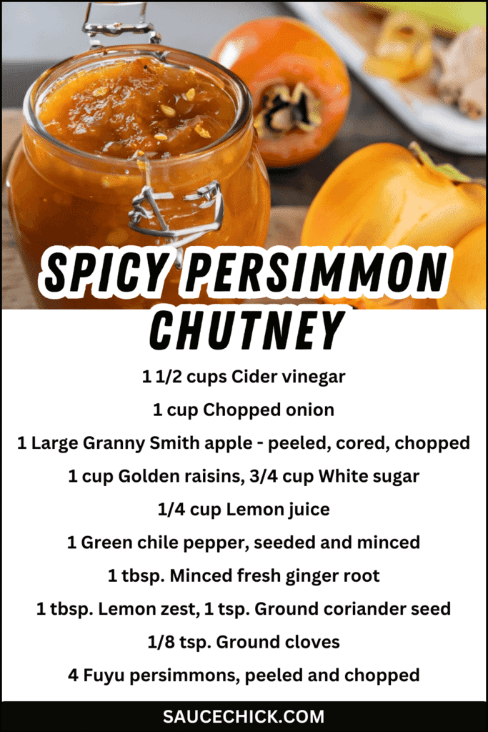 Spicy Persimmon Chutney