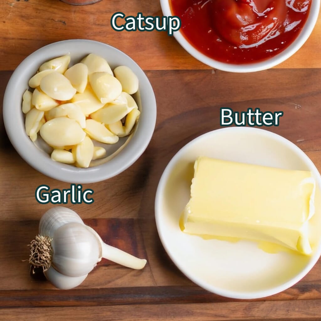 Ingredients for sauce