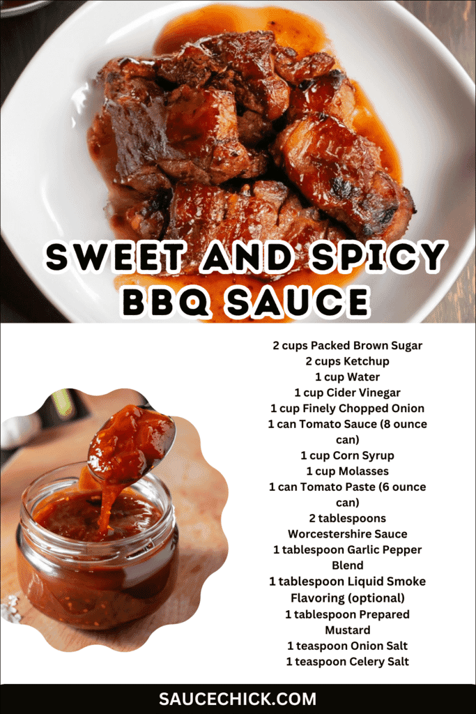 Sweet And Spicy BBQ Sauce