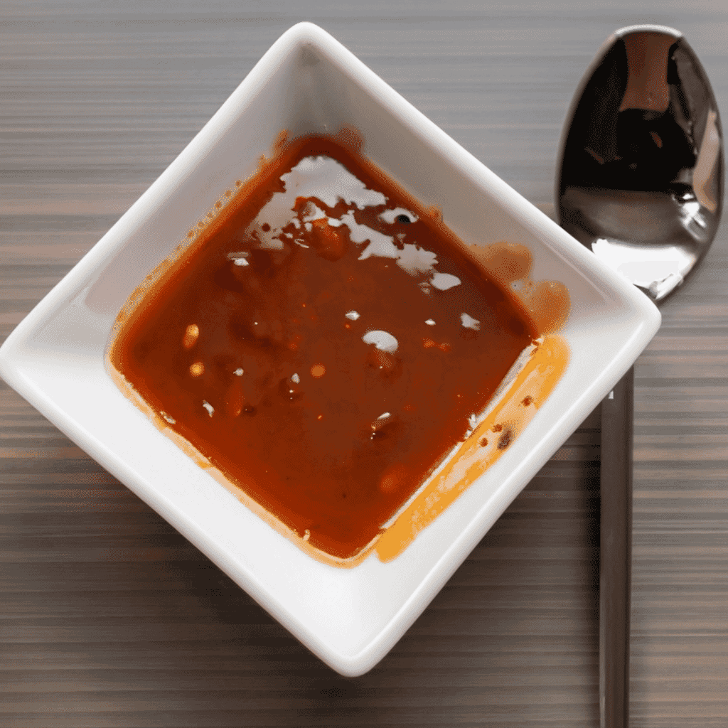 Sauce in bowl