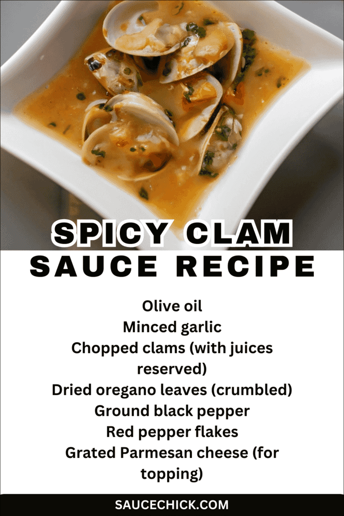 Spicy Clam Sauce Recipe