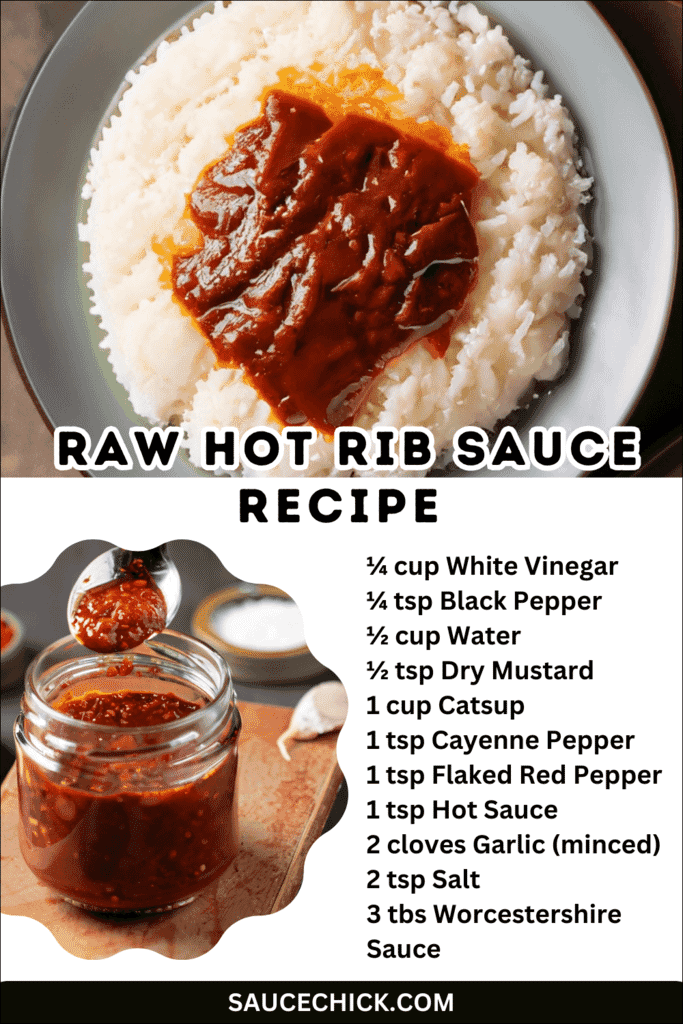 Raw Hot Rib Sauce Recipe
