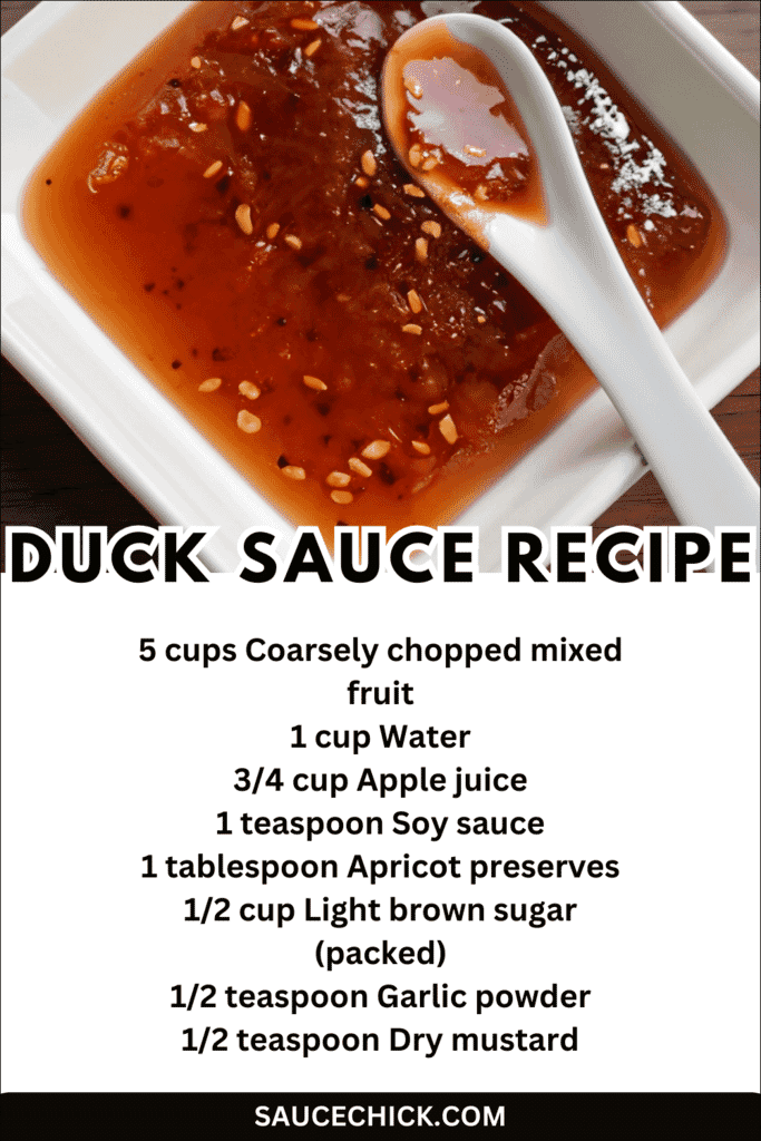 Duck Sauce Recipe 