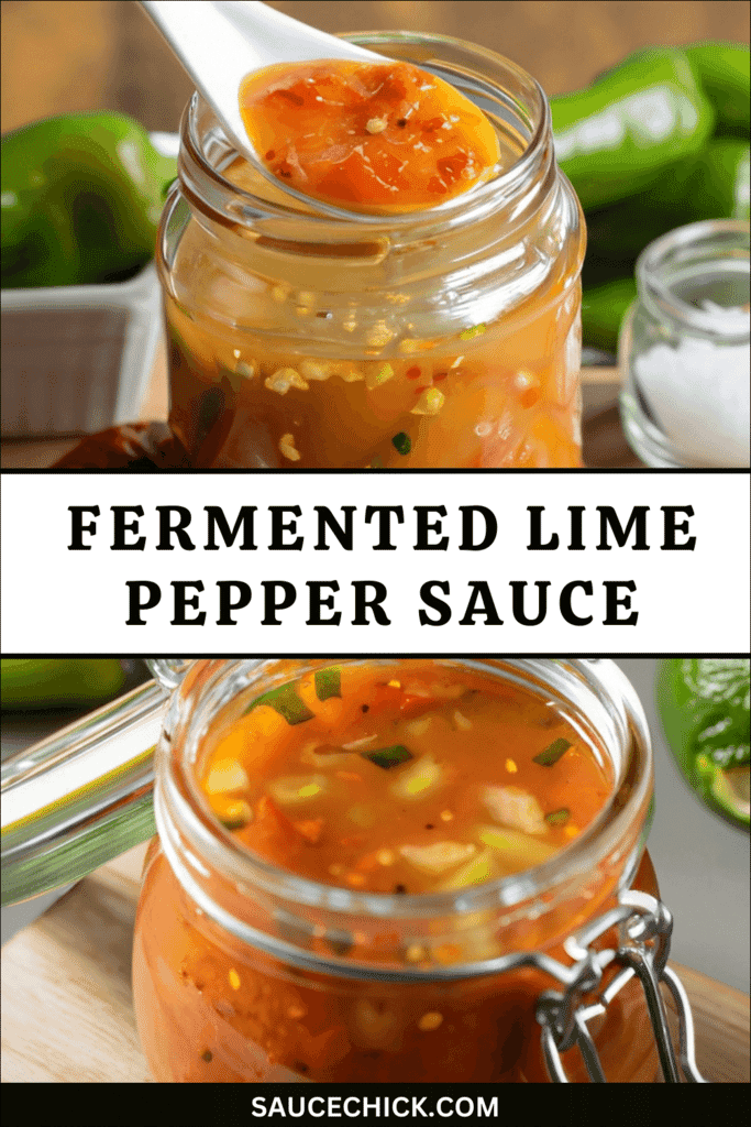 Fermented Lime Pepper Sauce 