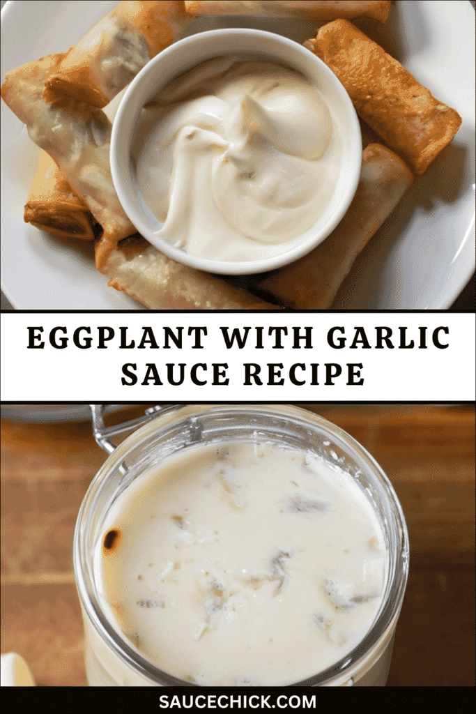 Eggplant With Garlic Sauce 