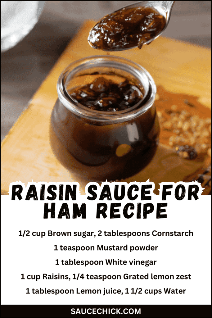 Substitutes For Raisin Sauce