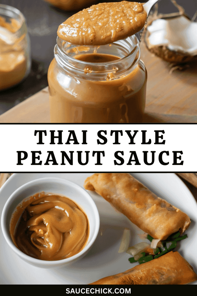 Thai Style Peanut Sauce Recipe
