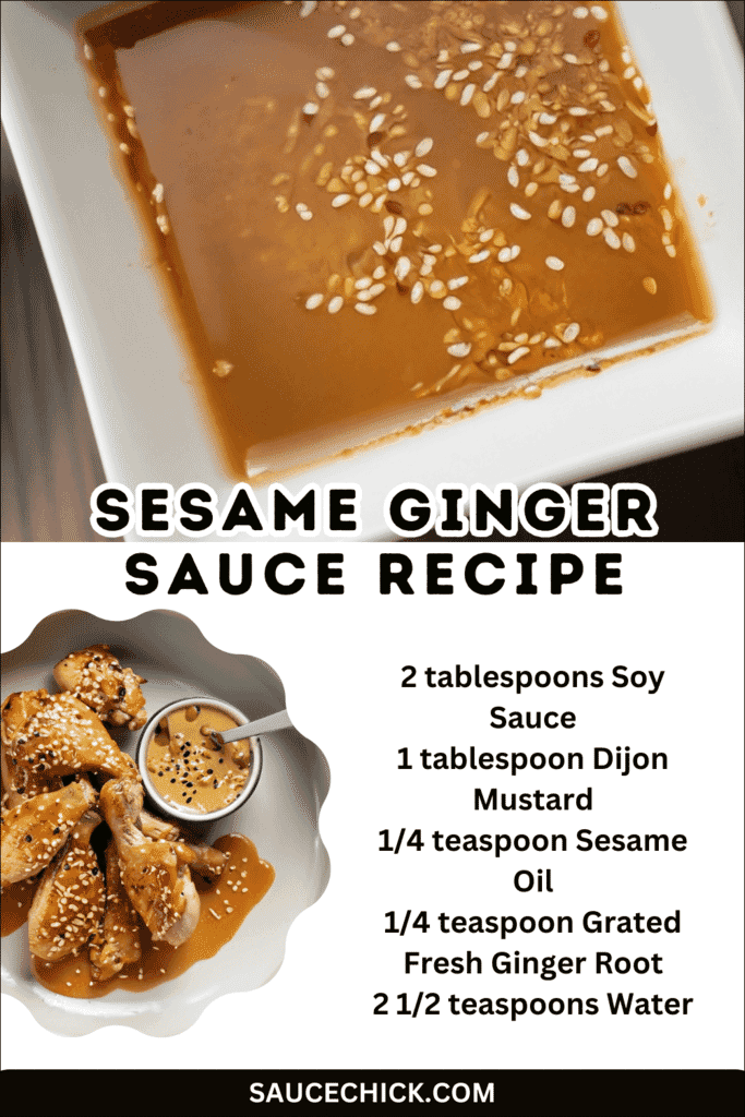 Sesame Ginger Sauce 