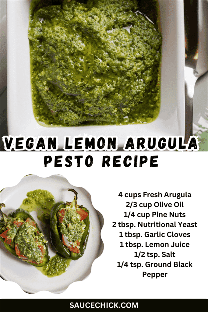 Vegan Lemon Arugula Pesto