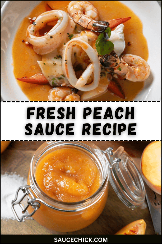 Fresh Peach Sauce Recipe