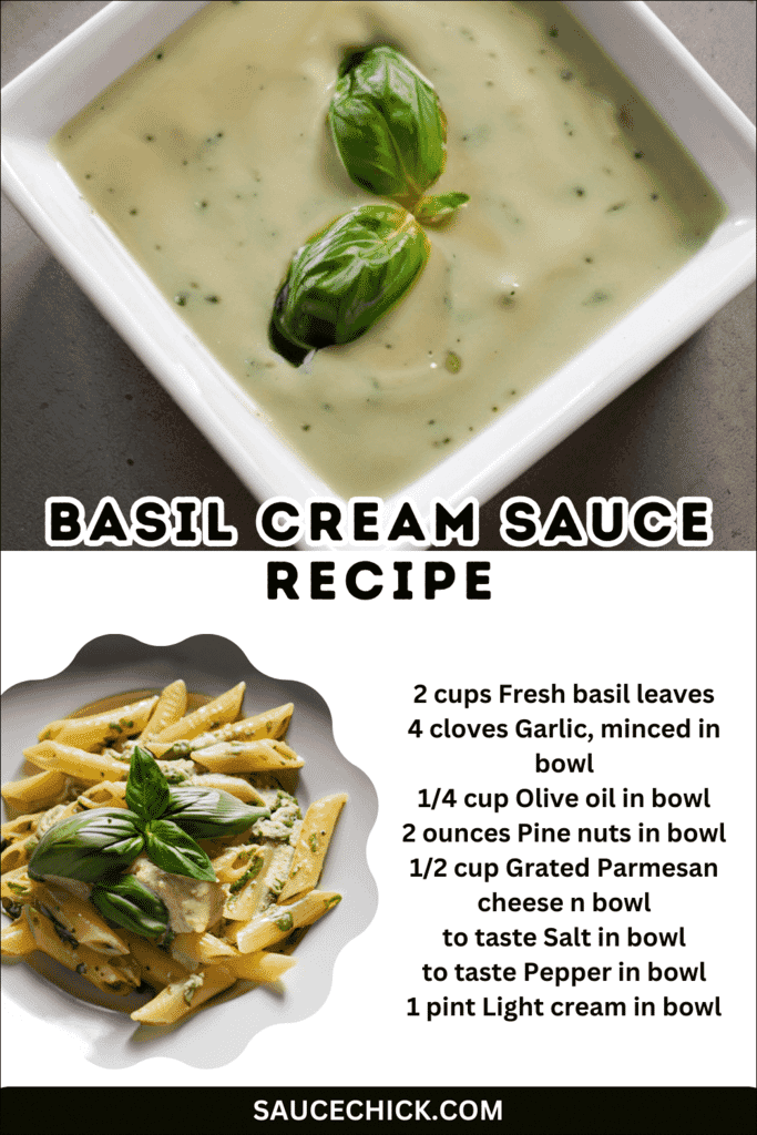 Basil Cream Sauce Recipe