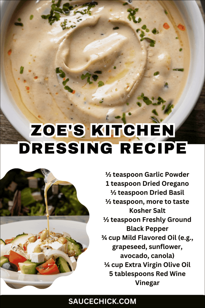 Kitchen Dressing Recipe