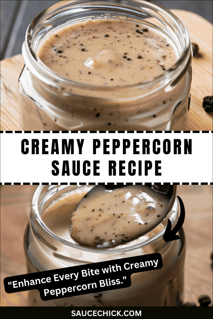 Creamy Peppercorn Sauce Recipe