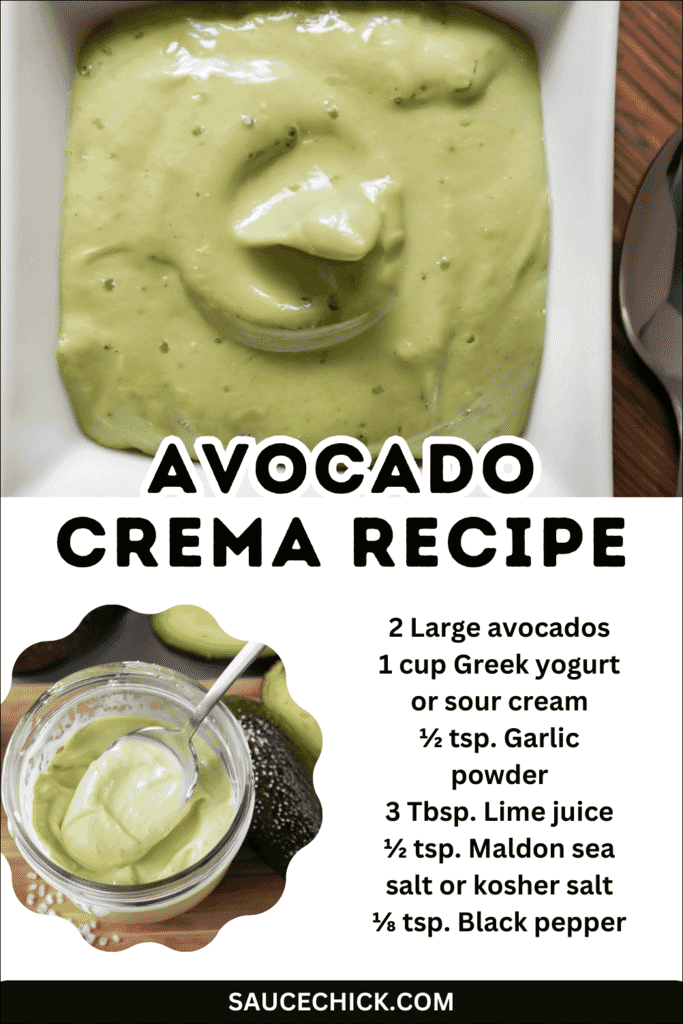 Avocado Crema Recipe