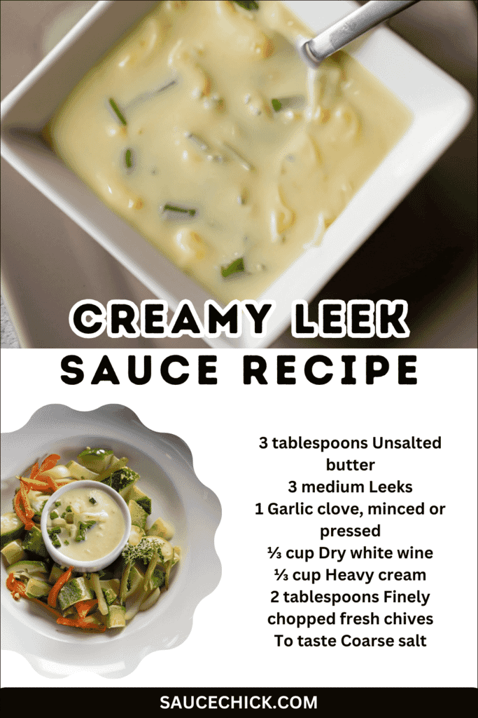 Creamy Leek Sauce Recipe