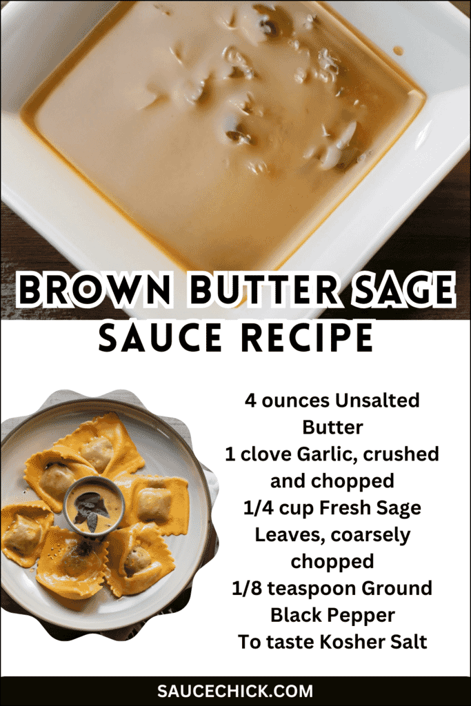 Brown Butter Sage Sauce Recipe
