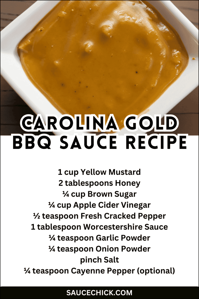 Carolina Gold BBQ Sauce