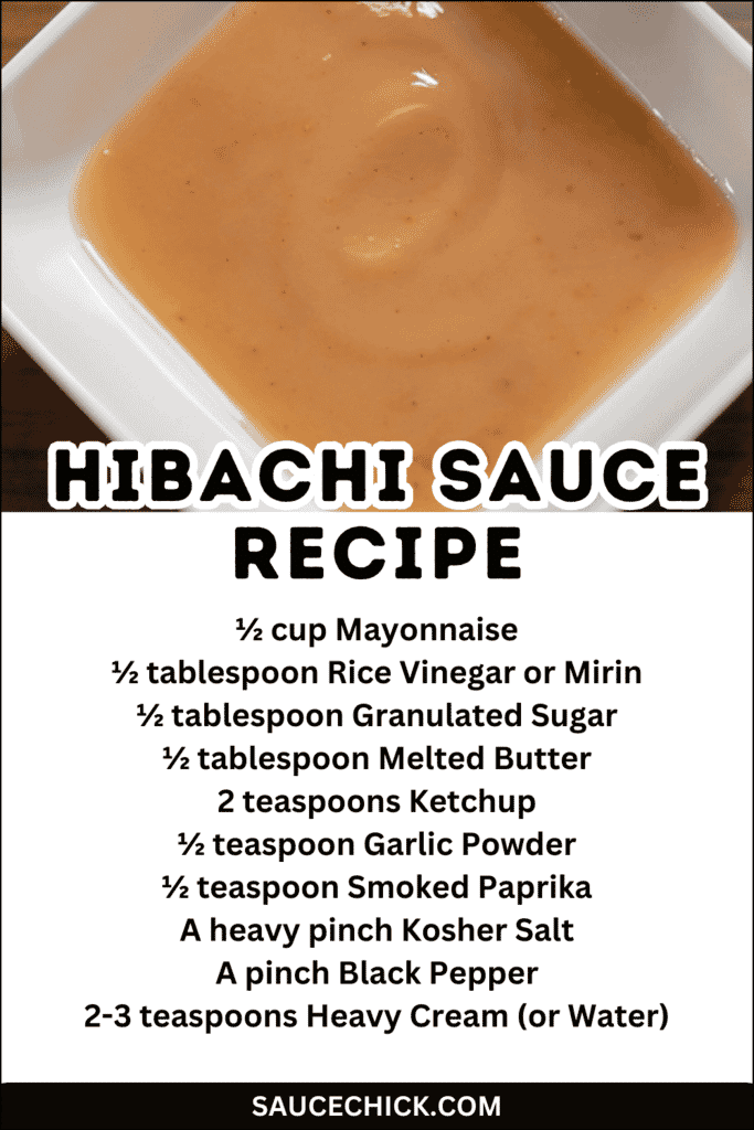 Hibachi Sauce Recipe