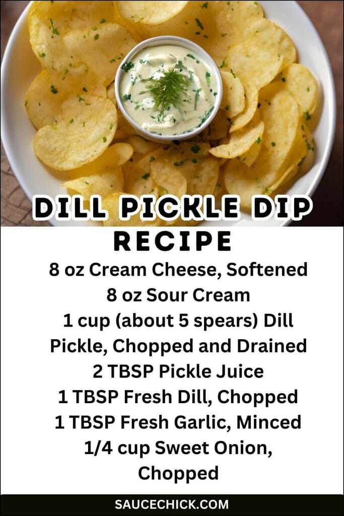 Dill Pickle Dip Recipe