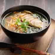 25-Minutes Chicken Cabbage And Soba Soup - Craving Nutritional Meal