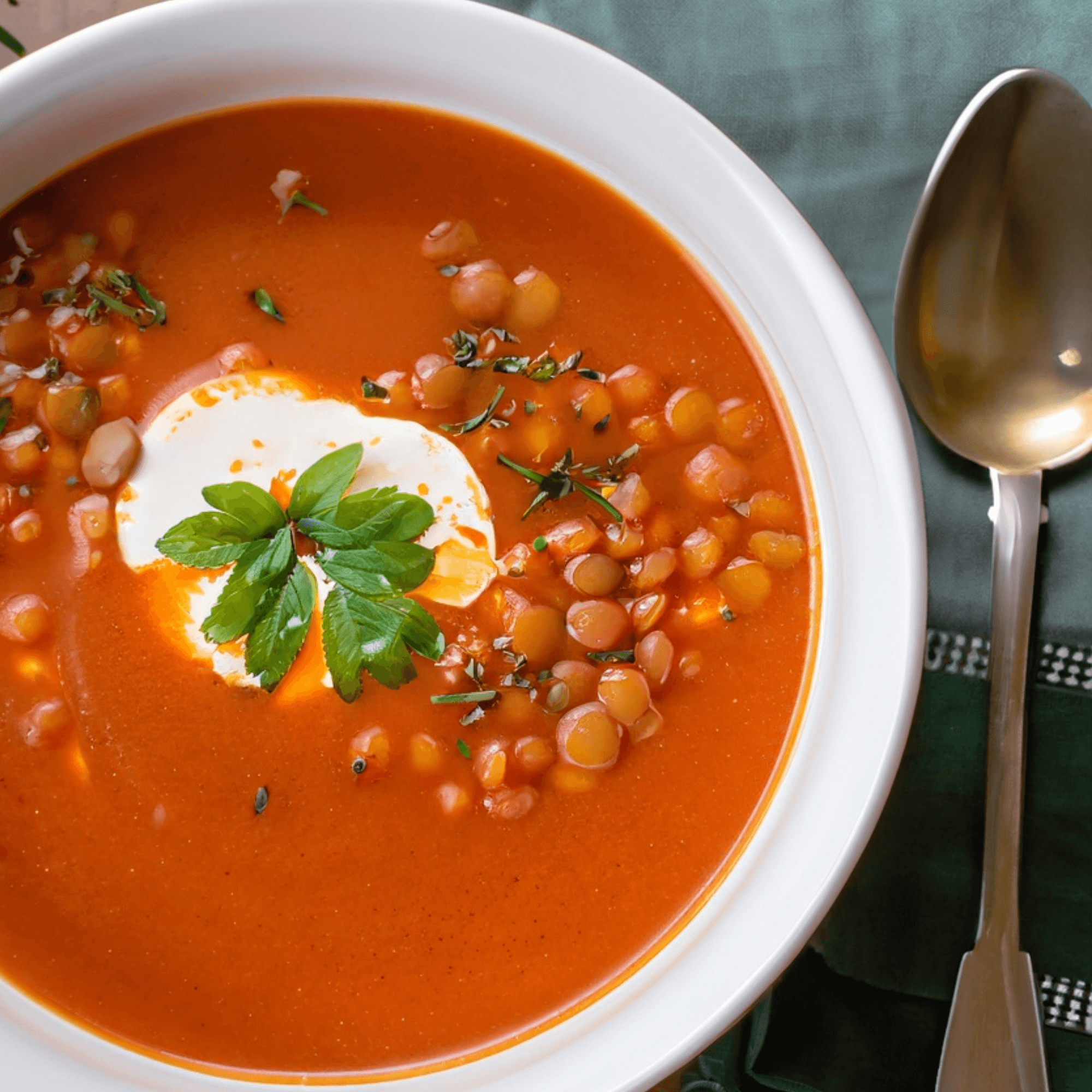 Classic Lentil Tomato Soup Recipe (Cozy Homemade Meal) - Soup Chick