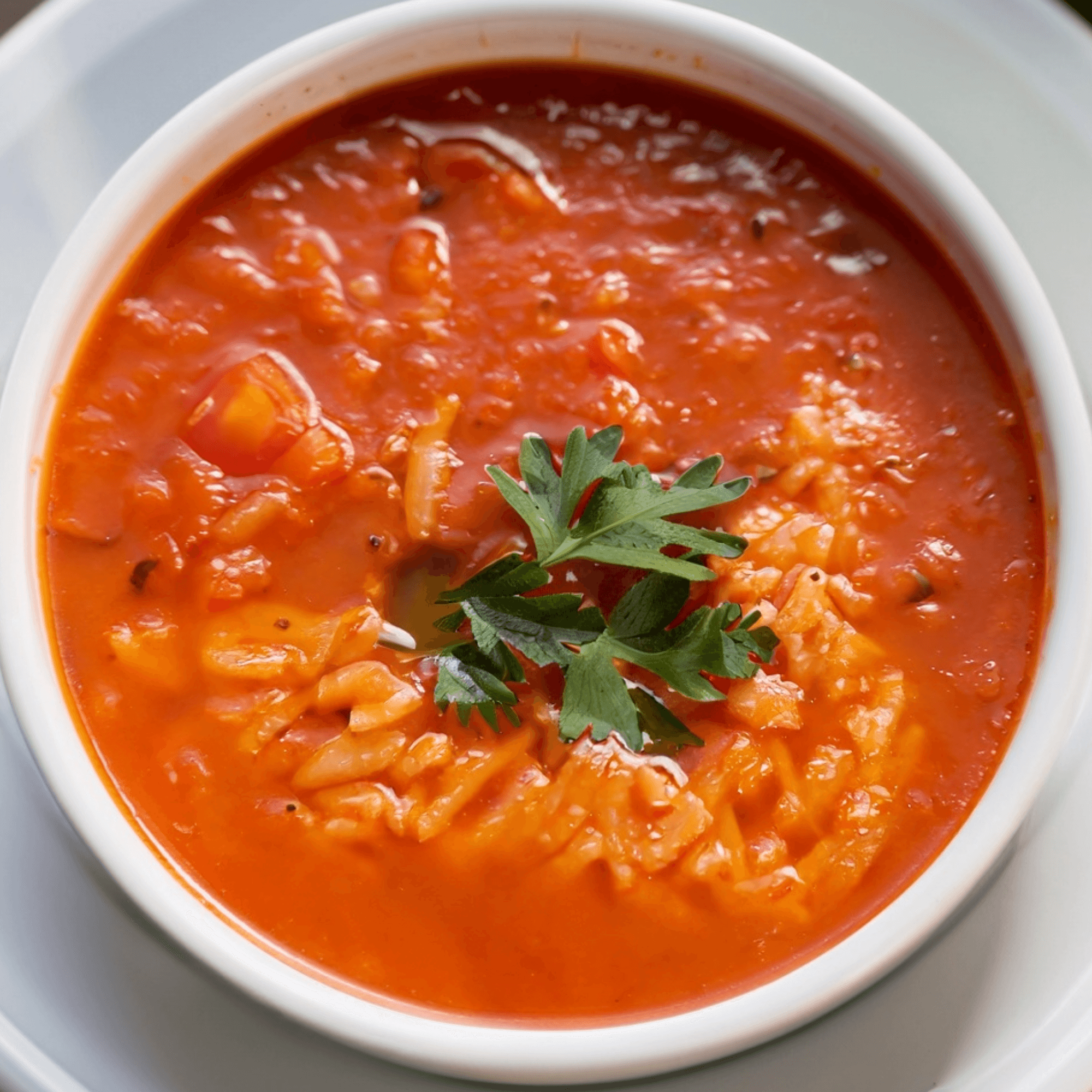 Quick Tomato Rice Soup Recipe How To Flavorful Fast Soup Chick   SOUP0150 6 1 