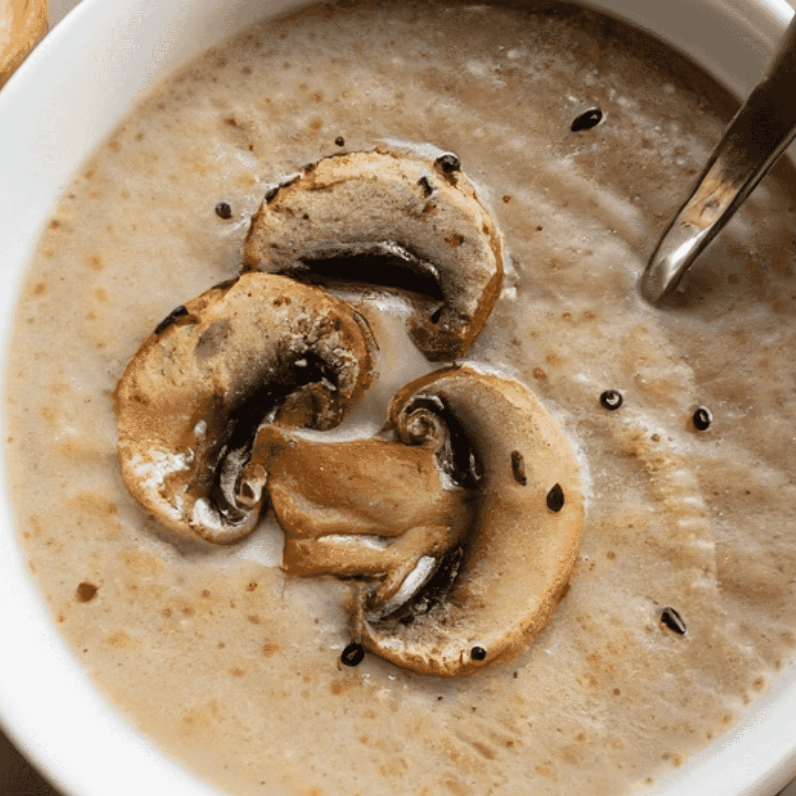 Delicious Cream Of Mushroom Soup - Perfect For Chilli Days