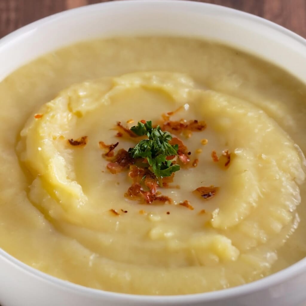 Creamy And Delicious Mashed Potato Soup Recipe