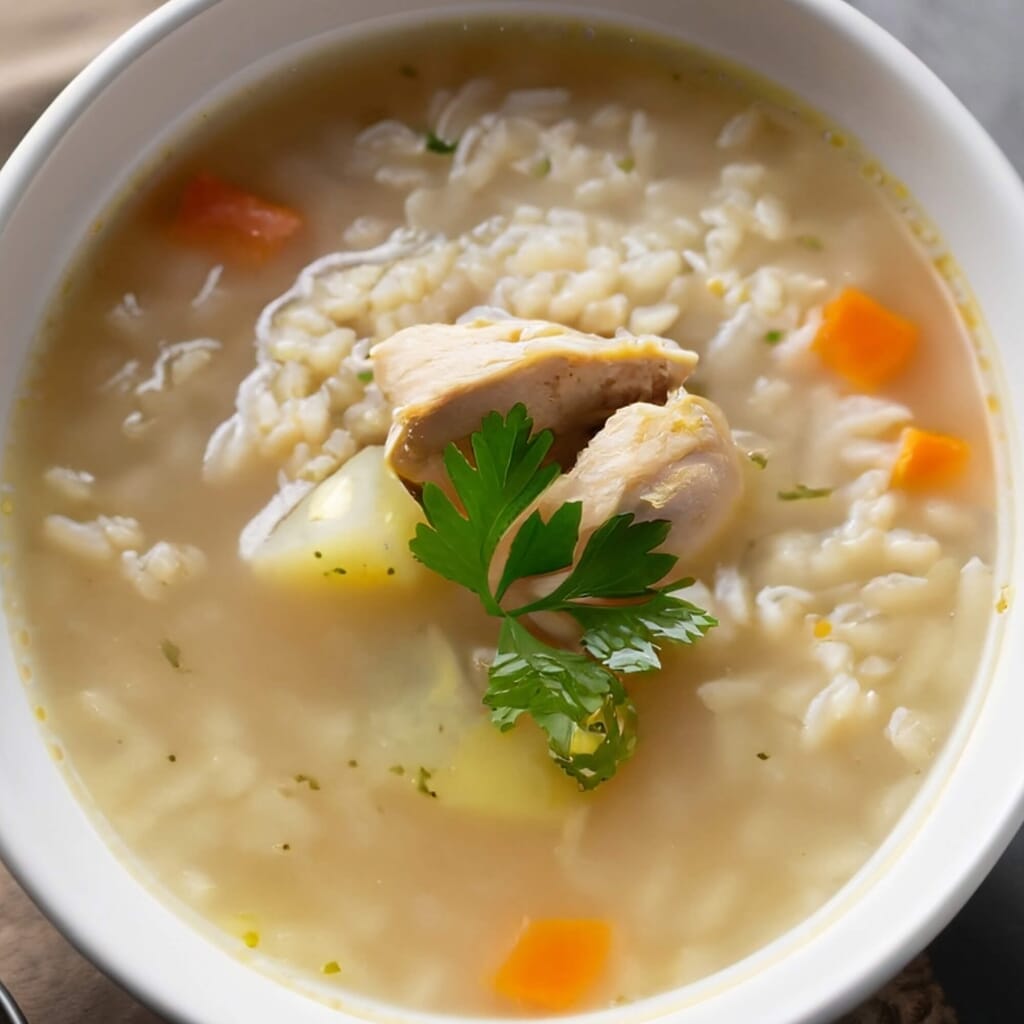 instant pot chicken and rice soup recipe