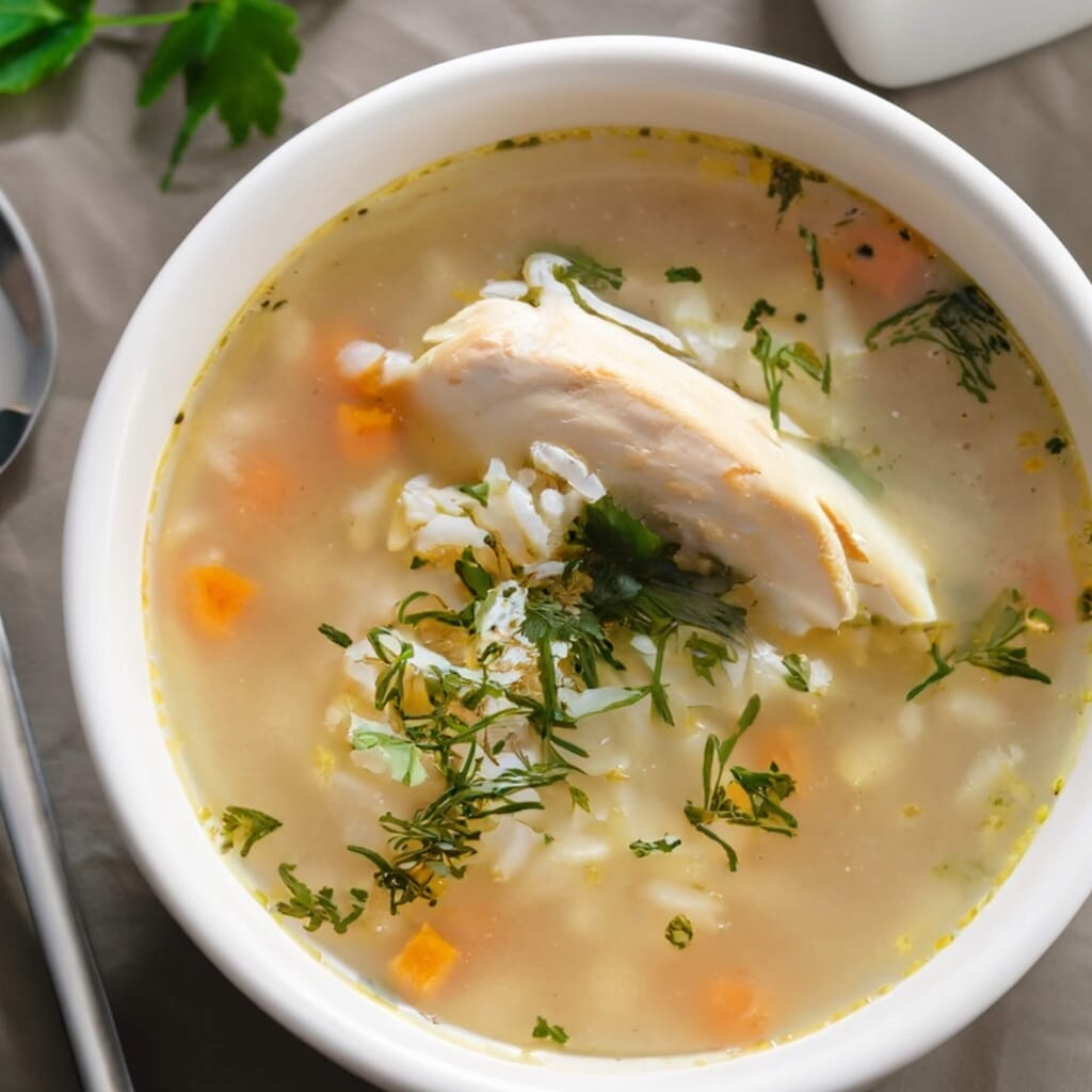instant pot chicken and rice soup recipe