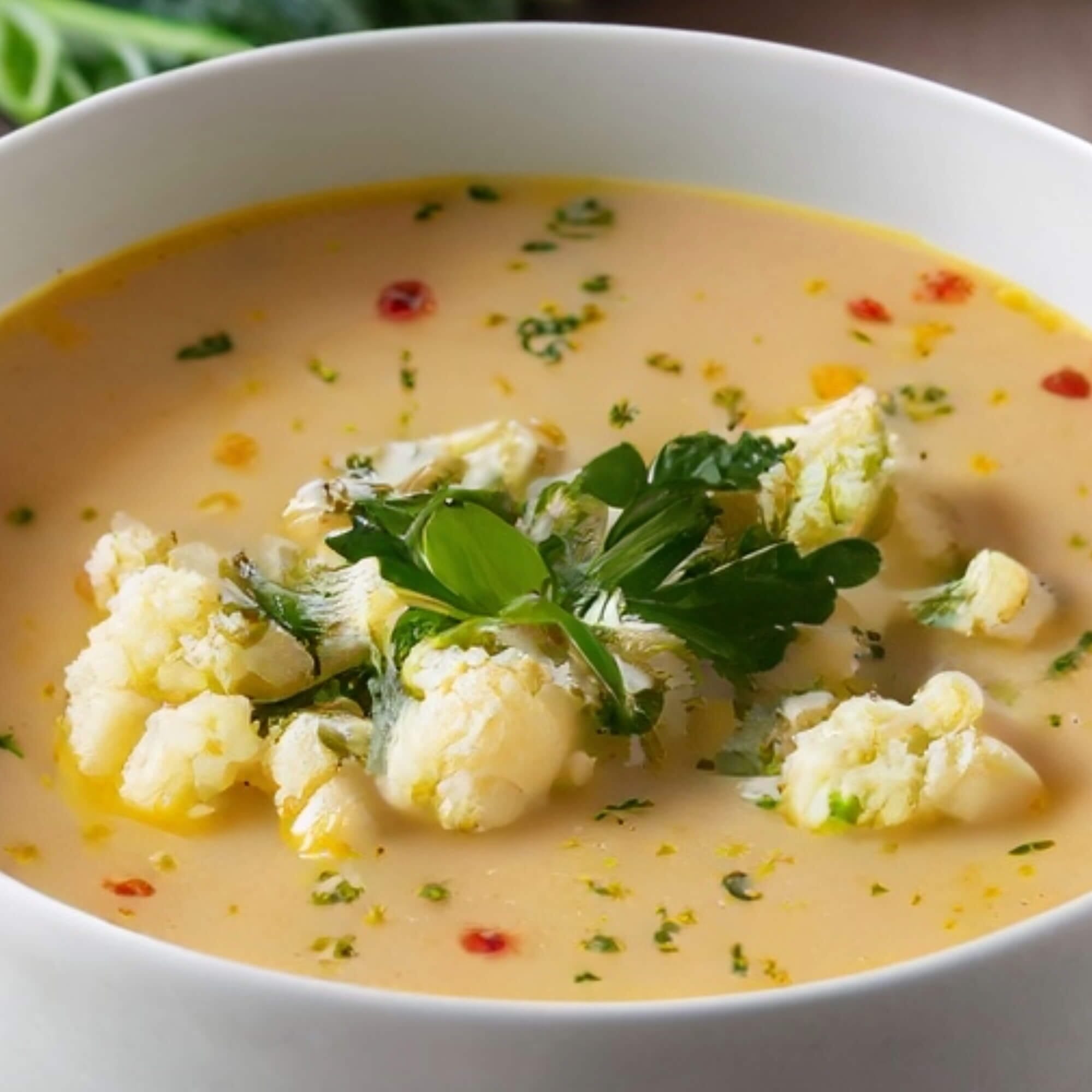 Healthy Vegan Cauliflower Soup - An Excellent Taste
